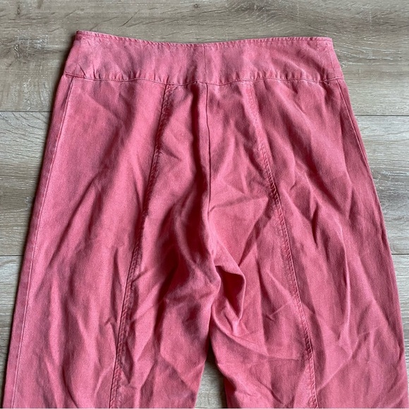 Vintage Tencel pants Linen Lyocell blend crop pant capris - Picture 5 of 14